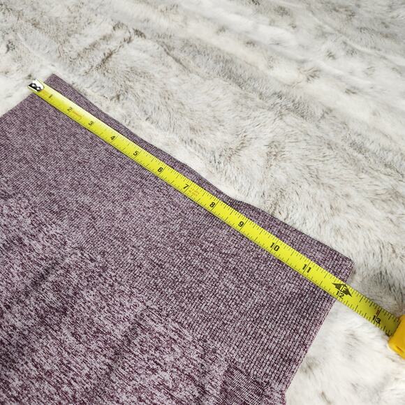 Victoria's Secret PINK Purple Marled Seamless Contour Mesh Cutout Leggings - S - Picture 6 of 8